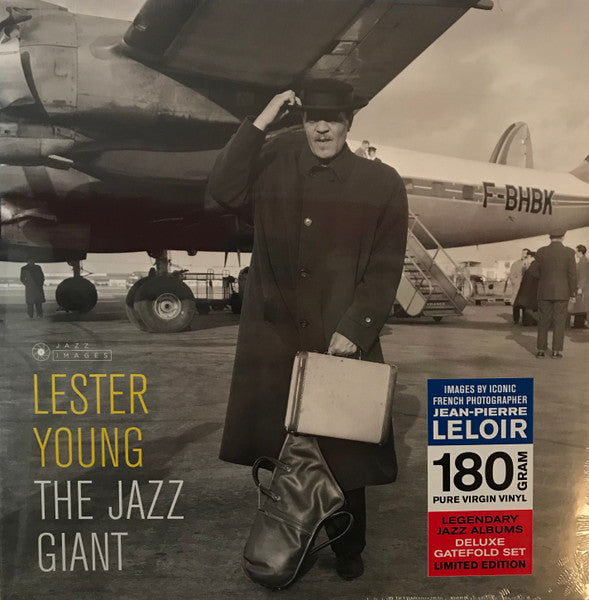 Lester Young : The Jazz Giant (LP, Album, Dlx, Ltd, RE, 180)