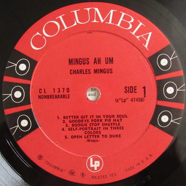 Charles Mingus : Mingus Ah Um (LP, Album, Mono)