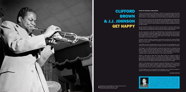 Clifford Brown & J.J. Johnson : Get Happy (LP, Album, Ltd, RE, 180)