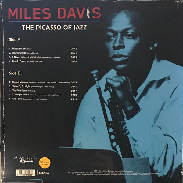 Miles Davis : The Picasso Of Jazz (LP, Album, Comp, Unofficial)