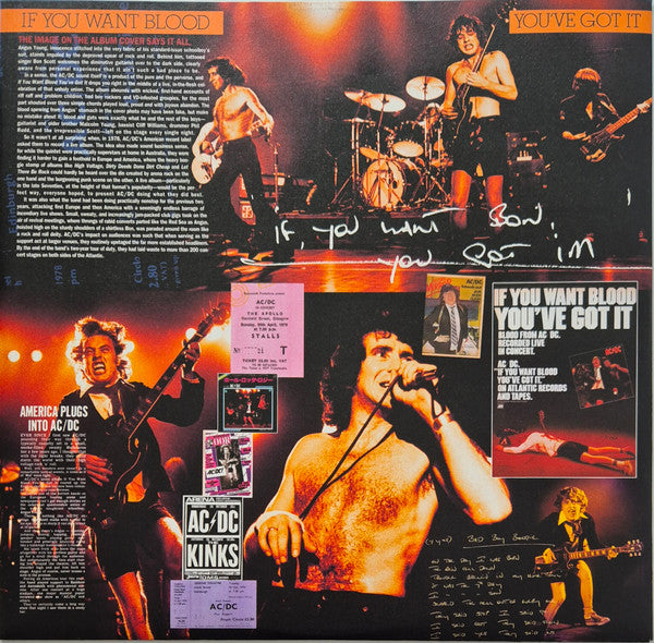 AC/DC : If You Want Blood You've Got It (LP, Album, RE, RM, 180)
