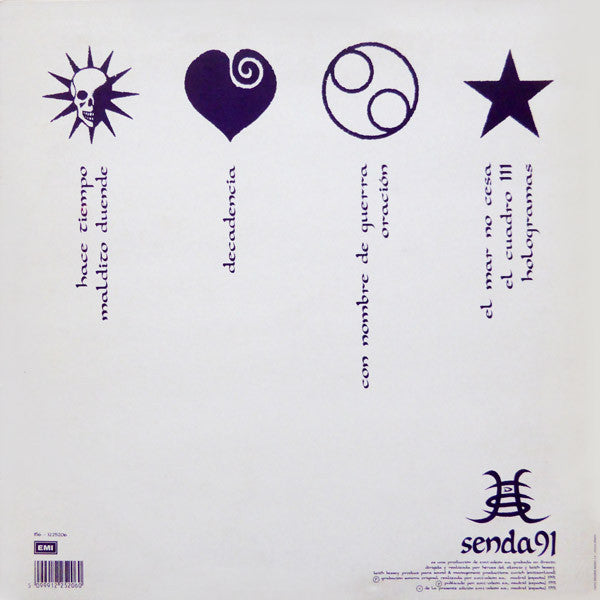 Héroes Del Silencio : Senda 91 (2x12", Album, Ibe)