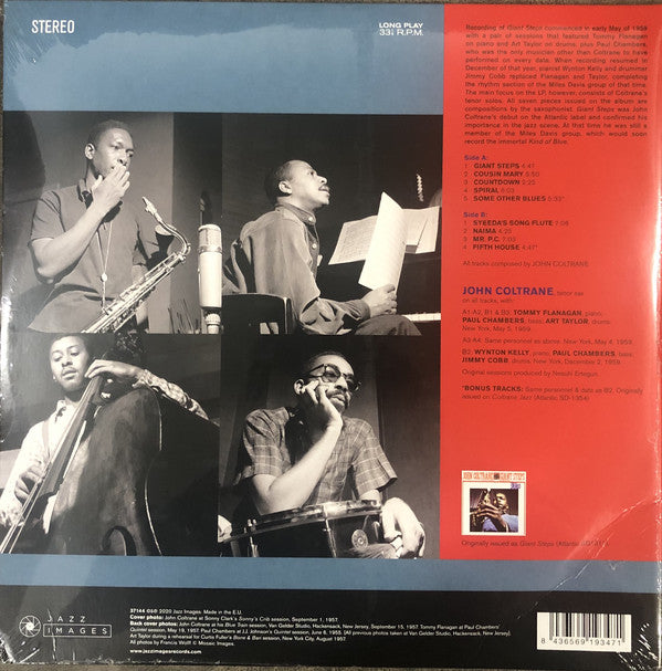 John Coltrane : Giant Steps (LP, Album, RE)