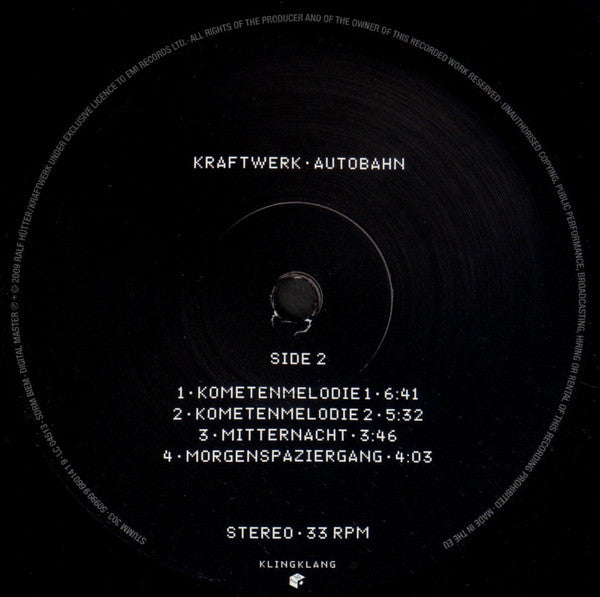 Kraftwerk : Autobahn (LP, Album, RE, RM, 180)