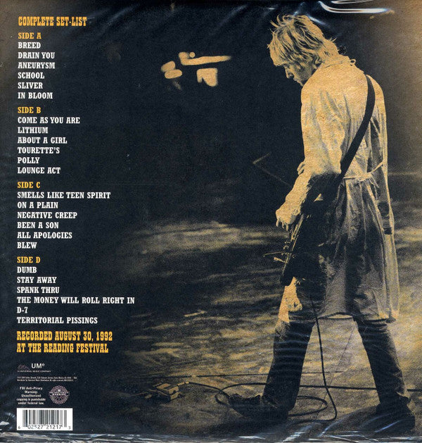 Nirvana : Live At Reading (2xLP, Album, Gat)