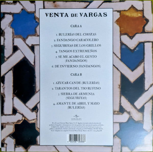 El Camarón De La Isla : Venta de Vargas (LP)
