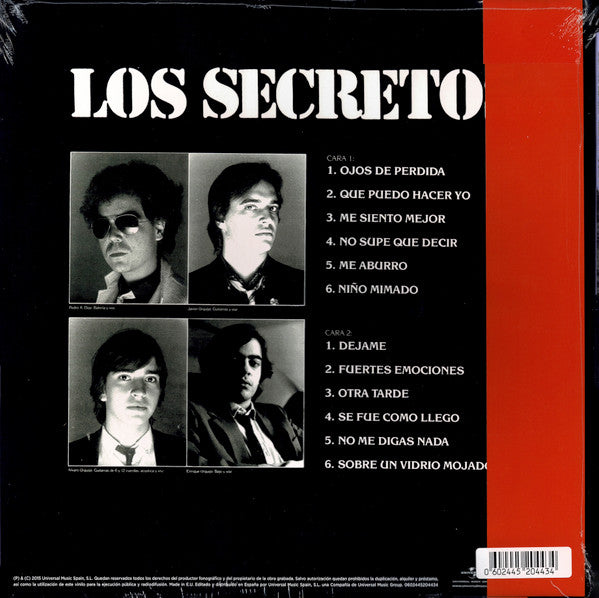 Los Secretos : Los Secretos (LP, Album, RE, RM, Cle)
