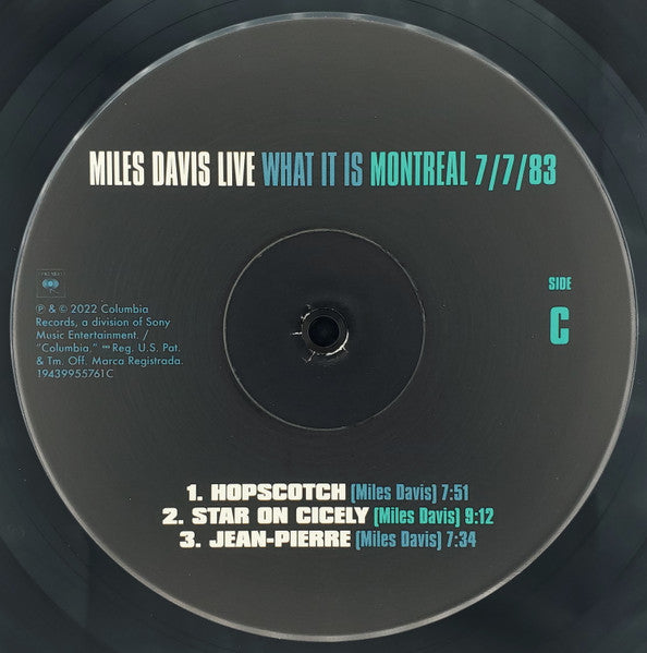 Miles Davis : Miles Davis Live What It Is Montreal 7/7/83 (2xLP, RSD, Gat)