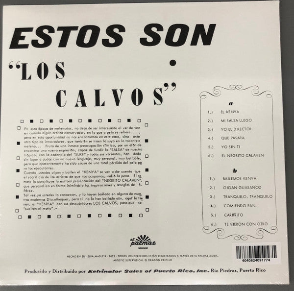 Los Calvos : Estos Son Los Calvos (LP, Album, RE)