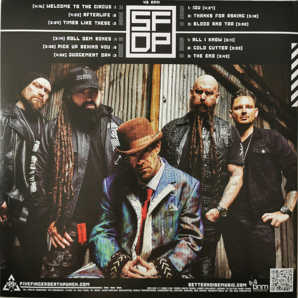 Five Finger Death Punch : AfterLife (2x12", Album, Ltd, Pur)