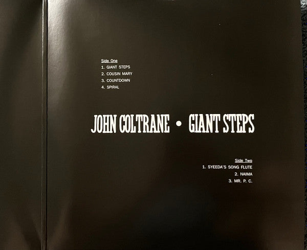 John Coltrane : Giant Steps (LP, Album, RE, 180)