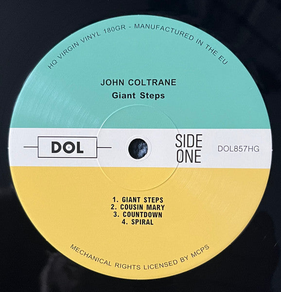 John Coltrane : Giant Steps (LP, Album, RE, 180)