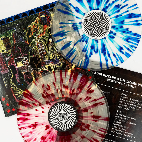 King Gizzard And The Lizard Wizard : Demos Vol. 5 + Vol. 6 (LP, Cle + LP, Cle + Ltd)