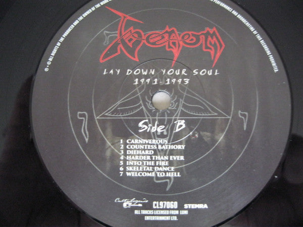 Venom (8) : Lay Down Your Soul 1991 - 1993 (LP, Unofficial)
