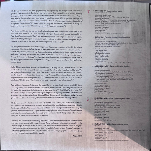 Herbie Hancock : Possibilities (3xLP, Album, RSD, RE, RM, Red)