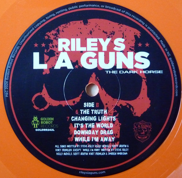 Riley's L.A. Guns : The Dark Horse (LP, Album, Ltd, Ora)
