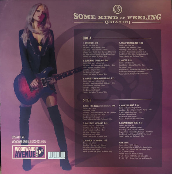 Orianthi : Some Kind Of Feeling (LP, Album)
