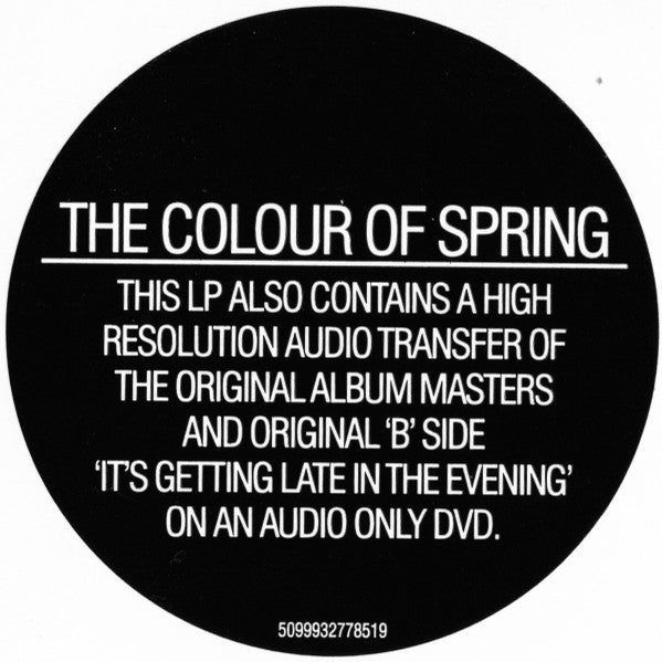 Talk Talk : The Colour Of Spring (LP, Album, RE, 180 + DVD-V, Album, RE, NTSC)