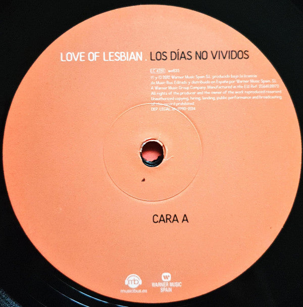 Love Of Lesbian : La Noche Eterna / Los Días No Vividos (2xLP, Album, Gat + CD, Album)