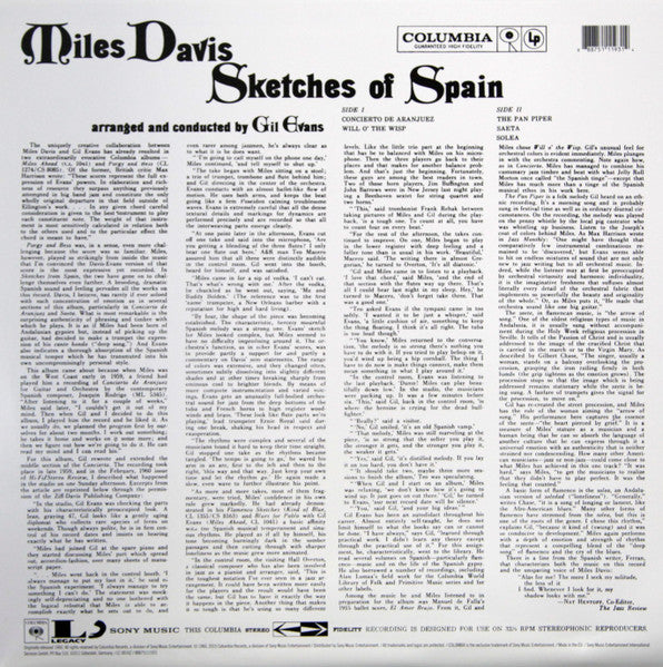 Miles* : Sketches Of Spain (LP, Album, RE, 180)