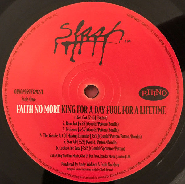 Faith No More : King For A Day Fool For A Lifetime (2xLP, Album, RE, Gat)