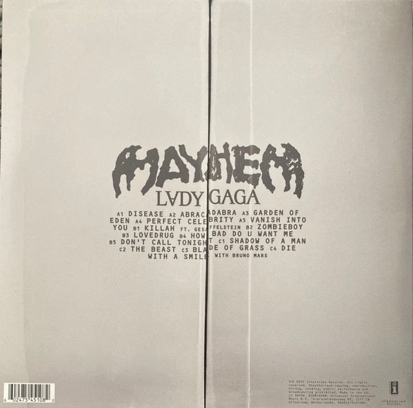 Lady Gaga - Mayhem - Quiosco Morrison