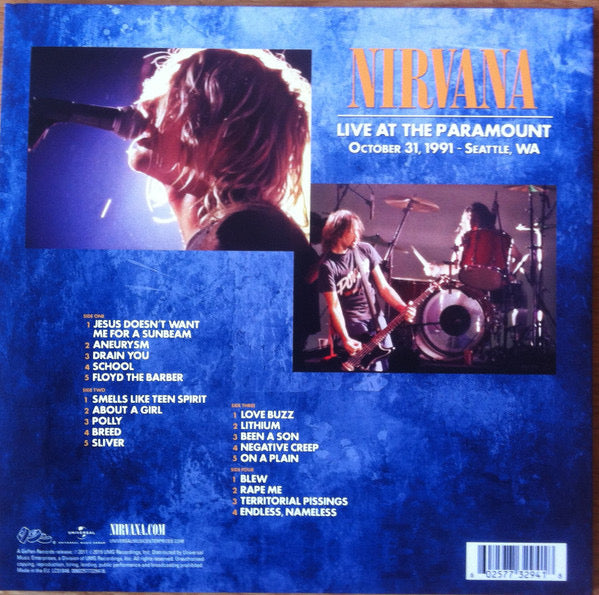 Nirvana - Live at the Paramount - Quiosco Morrison