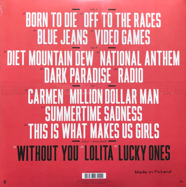 Lana Del Rey - Born To Die - Quiosco Morrison