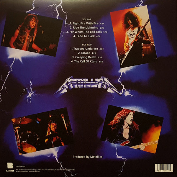 Metallica - Ride the Lightning (REMASTERED) - Quiosco Morrison
