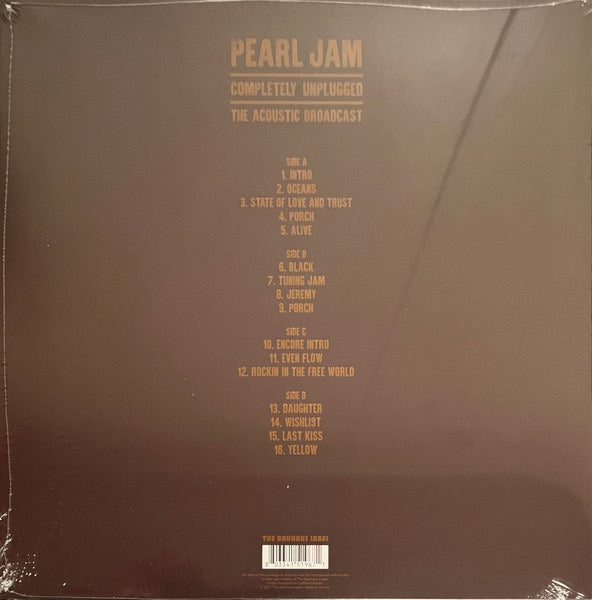 Pearl Jam . Completely Unplugged (The Acoustic Broadcast) - Quiosco Morrison