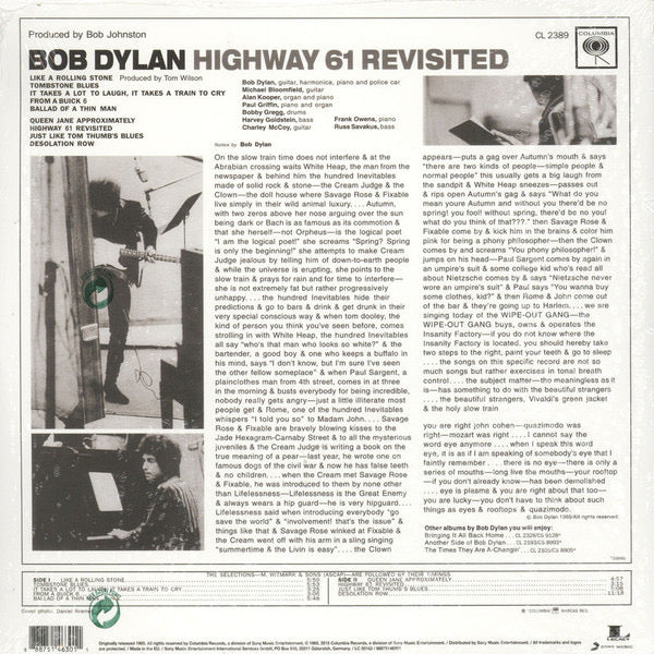 Bob Dylan - Highway 61 Revisited - Quiosco Morrison
