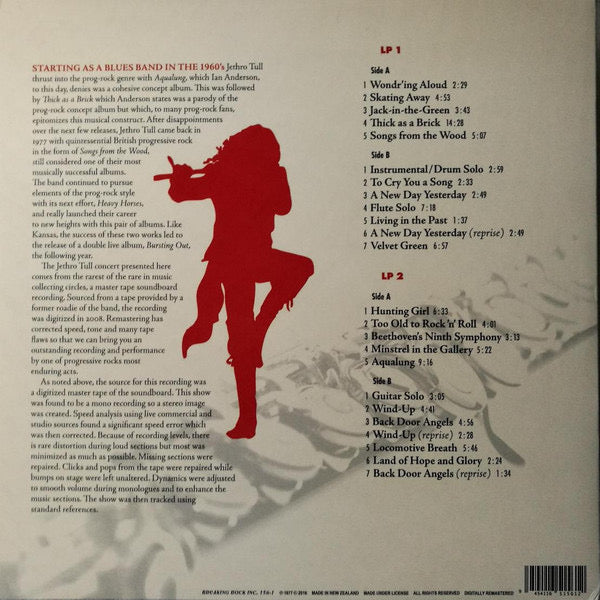 Jethro Tull – The Apollo Theatre Manchester 1977