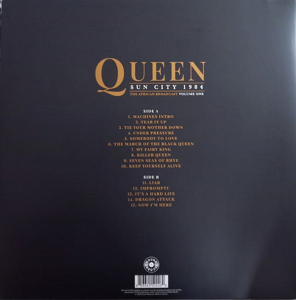 Queen – Sun City 1984 - The African Broadcast Volume 1 & 2