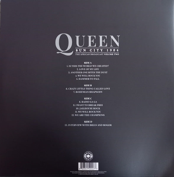 Queen – Sun City 1984 - The African Broadcast Volume 1 & 2