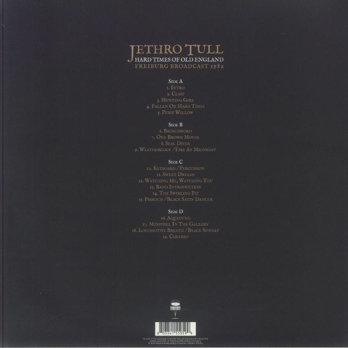 Jethro Tull – Hard Times Of Old England