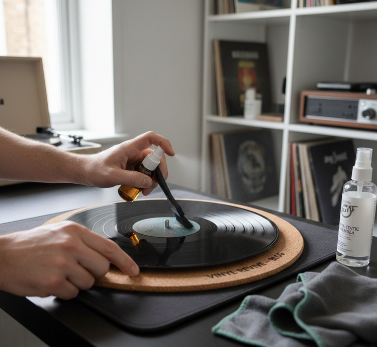 Cómo limpiar correctamente un vinilo sin dañarlo