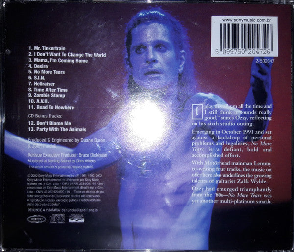 Ozzy Osbourne : No More Tears (CD, Album, RE, RM)