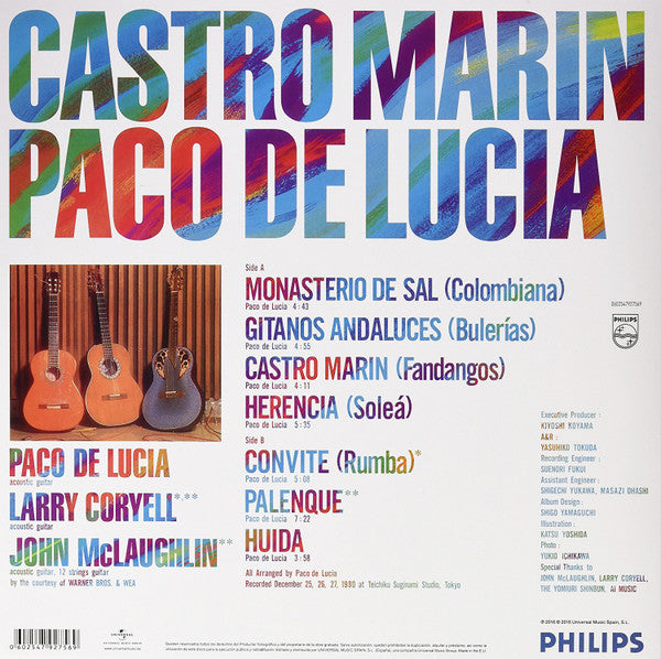 Paco De Lucía : Castro Marin (LP, Album, RE, RM)