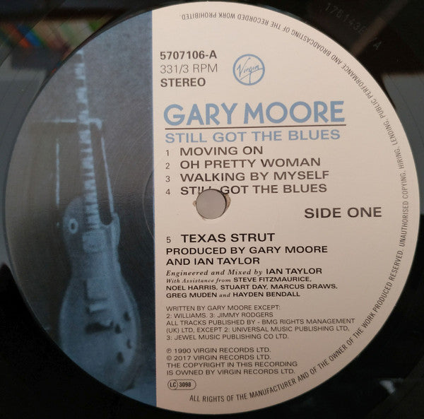Gary Moore : Still Got The Blues (LP, Album, RE, Fin)