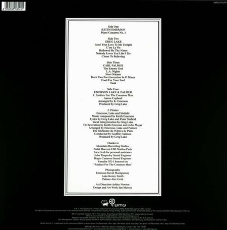 Emerson, Lake & Palmer : Works (Volume 1) (2xLP, Album, RE, RM, Tri)