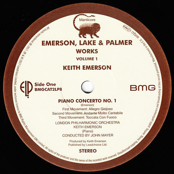 Emerson, Lake & Palmer : Works (Volume 1) (2xLP, Album, RE, RM, Tri)