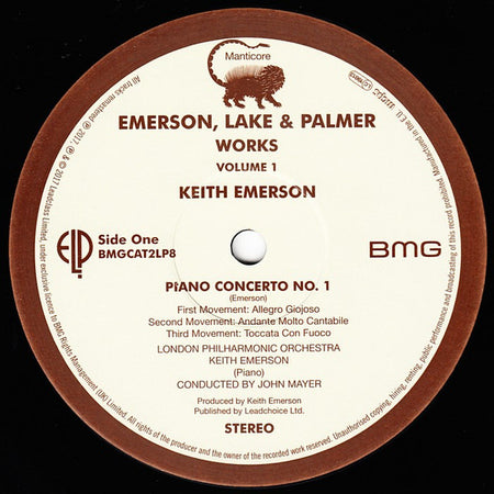 Emerson, Lake & Palmer : Works (Volume 1) (2xLP, Album, RE, RM, Tri)