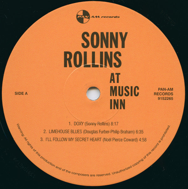 Sonny Rollins / Teddy Edwards With Joe Castro : At Music Inn / At Falcon's Lair (LP, Album, Ltd, RE, RM)