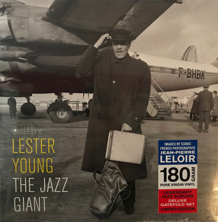 Lester Young : The Jazz Giant (LP, Album, Dlx, Ltd, RE, 180)