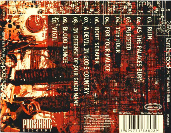 Lamb Of God : As The Palaces Burn (CD, Album)
