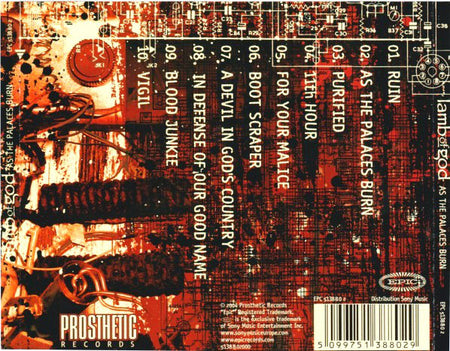 Lamb Of God : As The Palaces Burn (CD, Album)