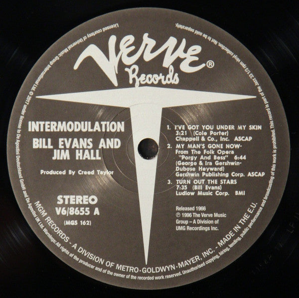 Bill Evans, Jim Hall : Intermodulation (LP, Album, RE, Gat)