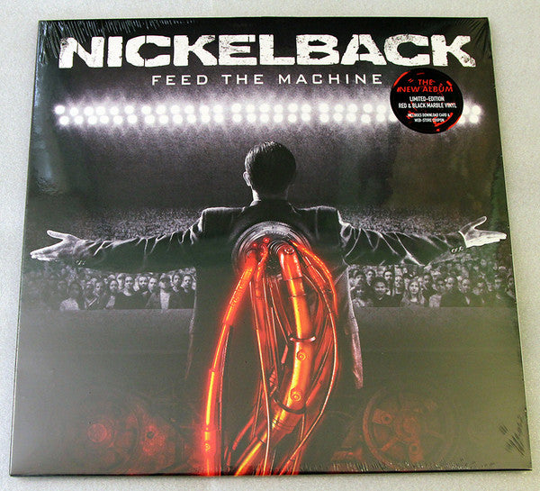 Nickelback : Feed The Machine (LP, Album, Ltd, Red)