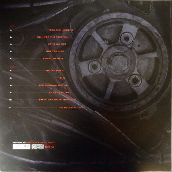 Nickelback : Feed The Machine (LP, Album, Ltd, Red)