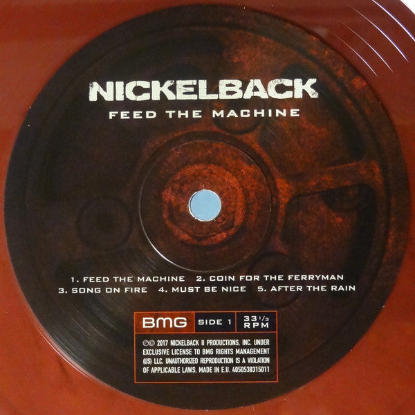 Nickelback : Feed The Machine (LP, Album, Ltd, Red)